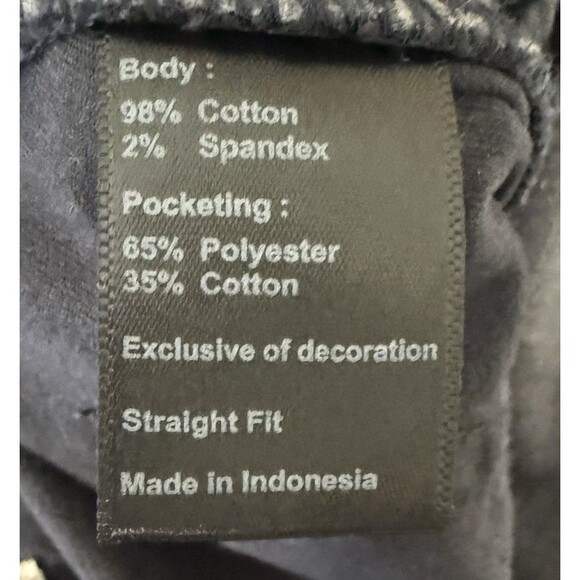 Flint and Tinder 365 Navy Blue Straight Fit 5-pocket Pants Mens Sz 32 x 30 - Picture 8 of 9